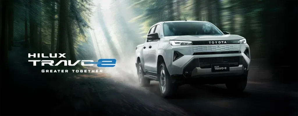 TOYOTA TRAVO e ราคา 1,491,000 บาท BEV ผ่อนเริ่ม 15,900 บาท TOYOTA TRAVO e ราคา 1,491,000 บาท BEV ผ่อนเริ่ม 15,900 บาท